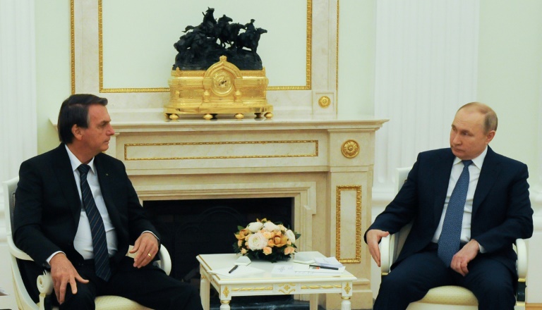 Putin hails Brazil ties after Bolsonaro talks in Moscow