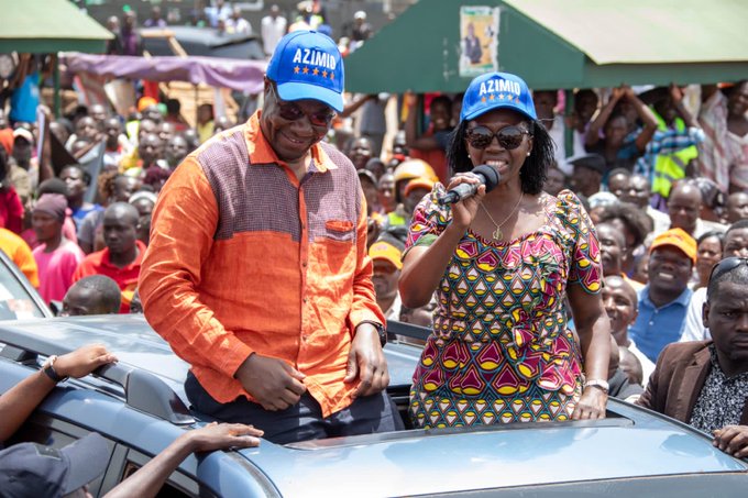 Karua hits the ground running as she makes first appearance in Azimio rally