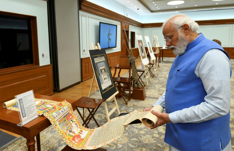 India’s Modi thanks Australia for returning stolen artefacts