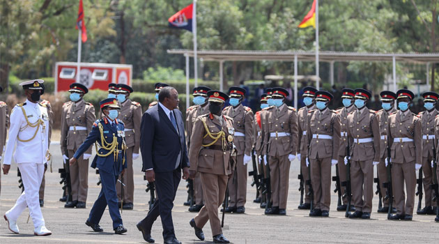 President Kenyatta commissions first cohort of GSO cadets