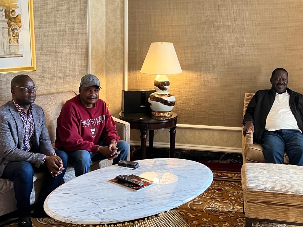 Raila in Washington DC at start of one-week tour