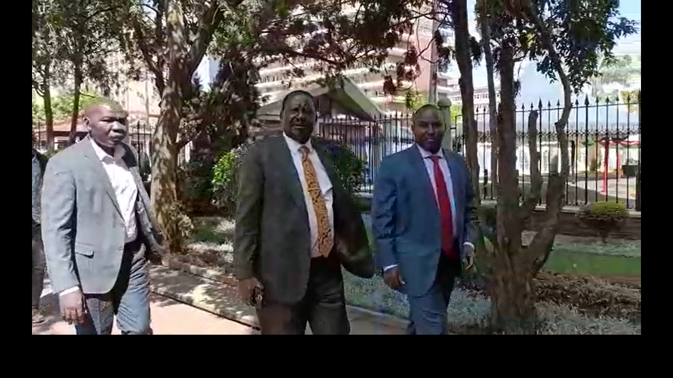 Raila among dignitaries in Parliament for the Budget reading