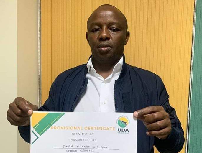 Simon Mbugua handed UDA’s nomination ticket for Starehe