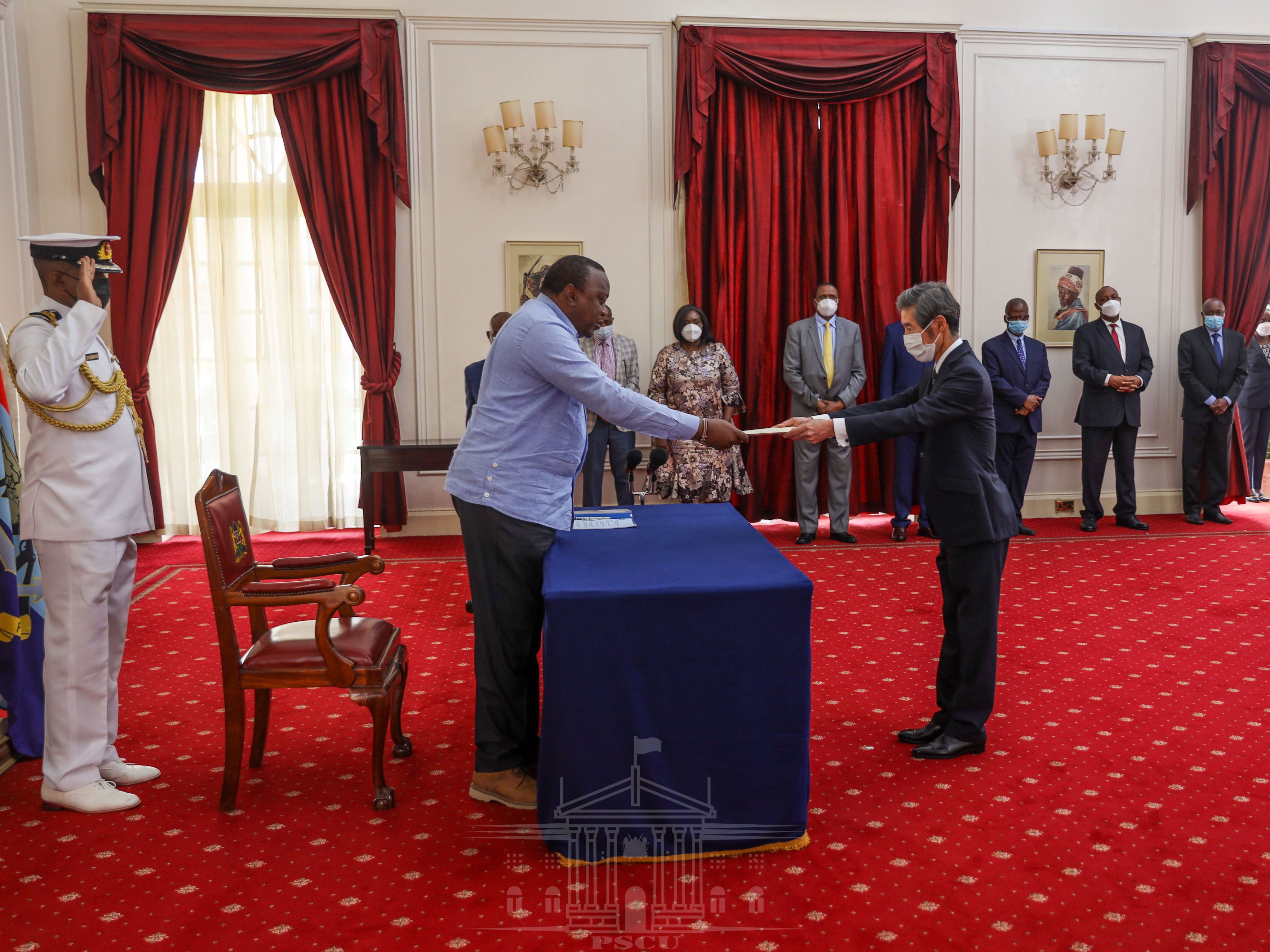 President Kenyatta Receives Credentials From Nine New Envoys