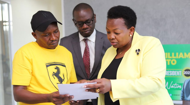 PICTURES: Kithure Kindiki ‘back to work’ at UDA headquarters