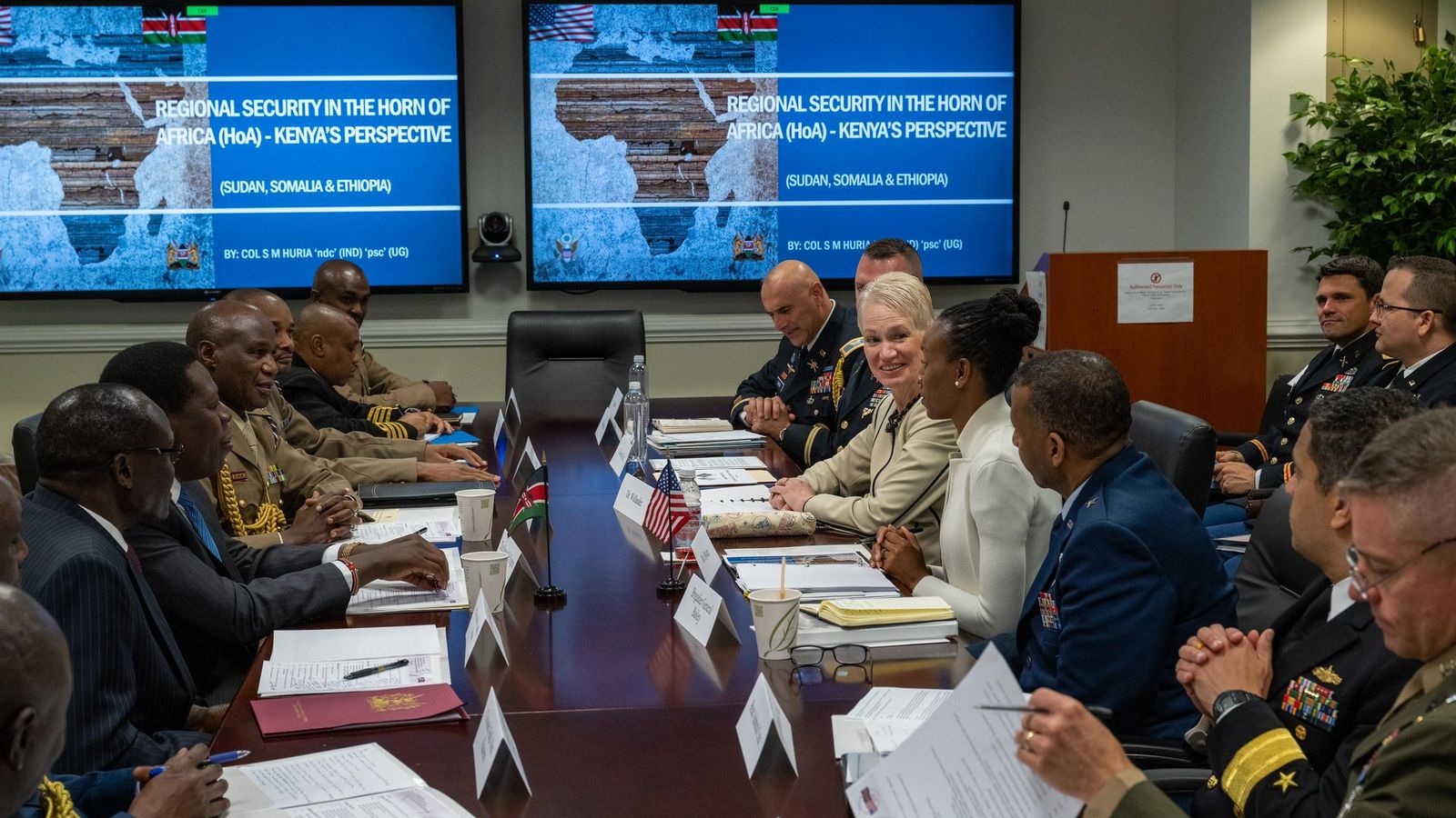 Kenya, U.S officials hold bilateral defense talks in Pentagon