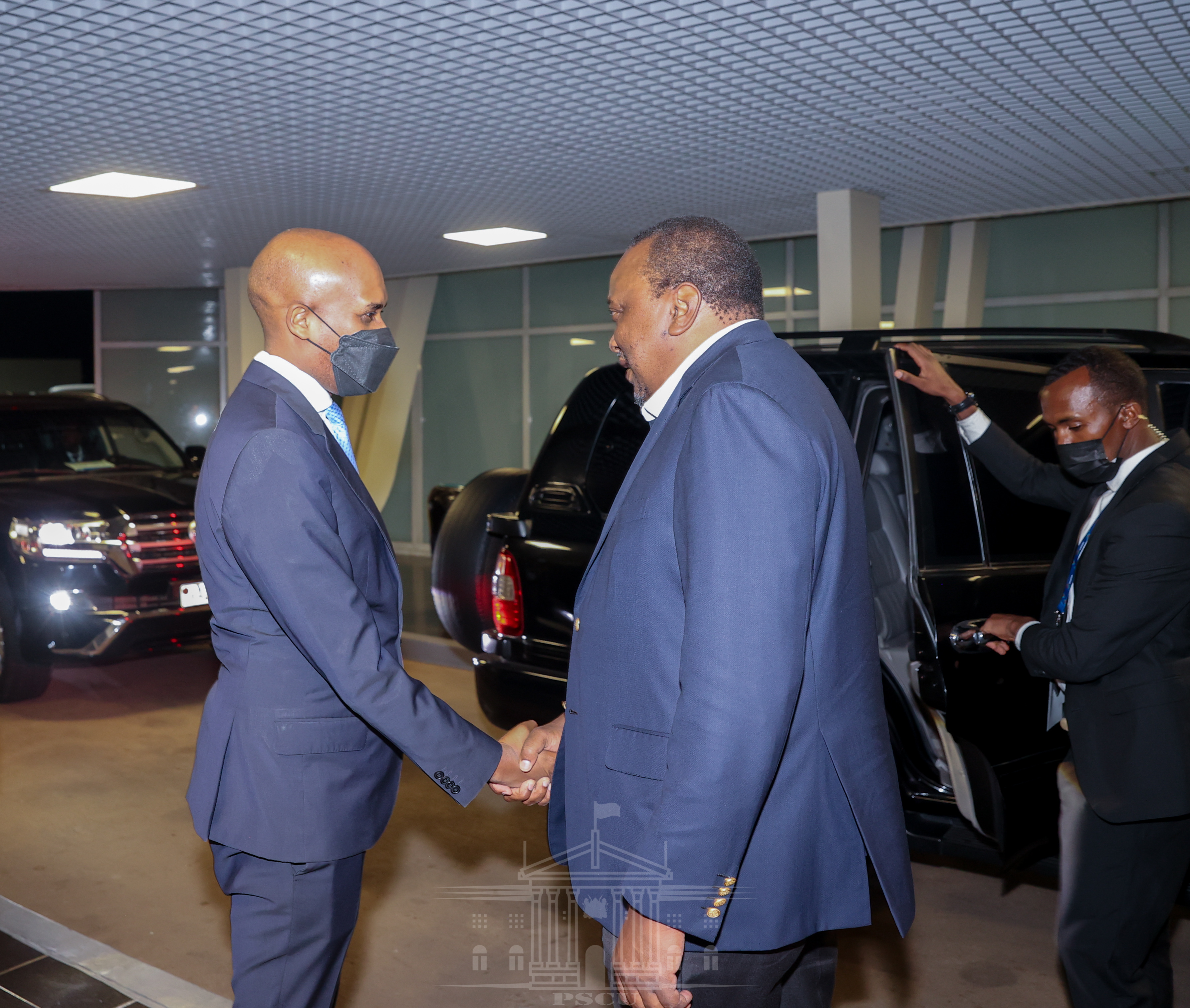 President Kenyatta In Kigali For Commonwealth Meeting