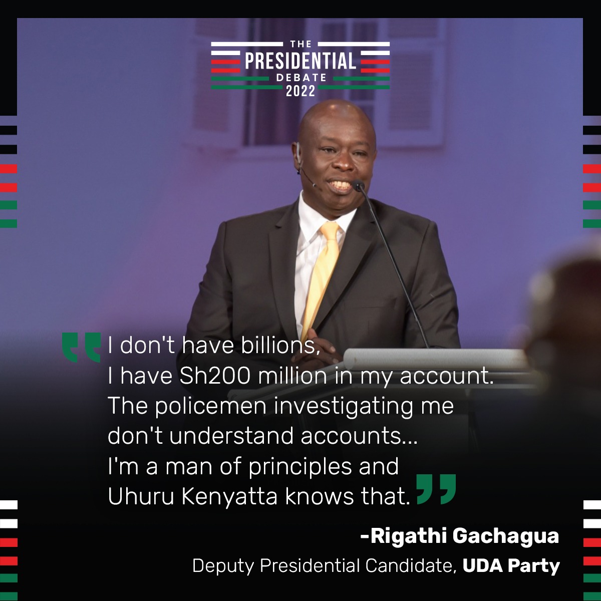 “I don’t have billions, I’m worth Sh800mn – Gachagua