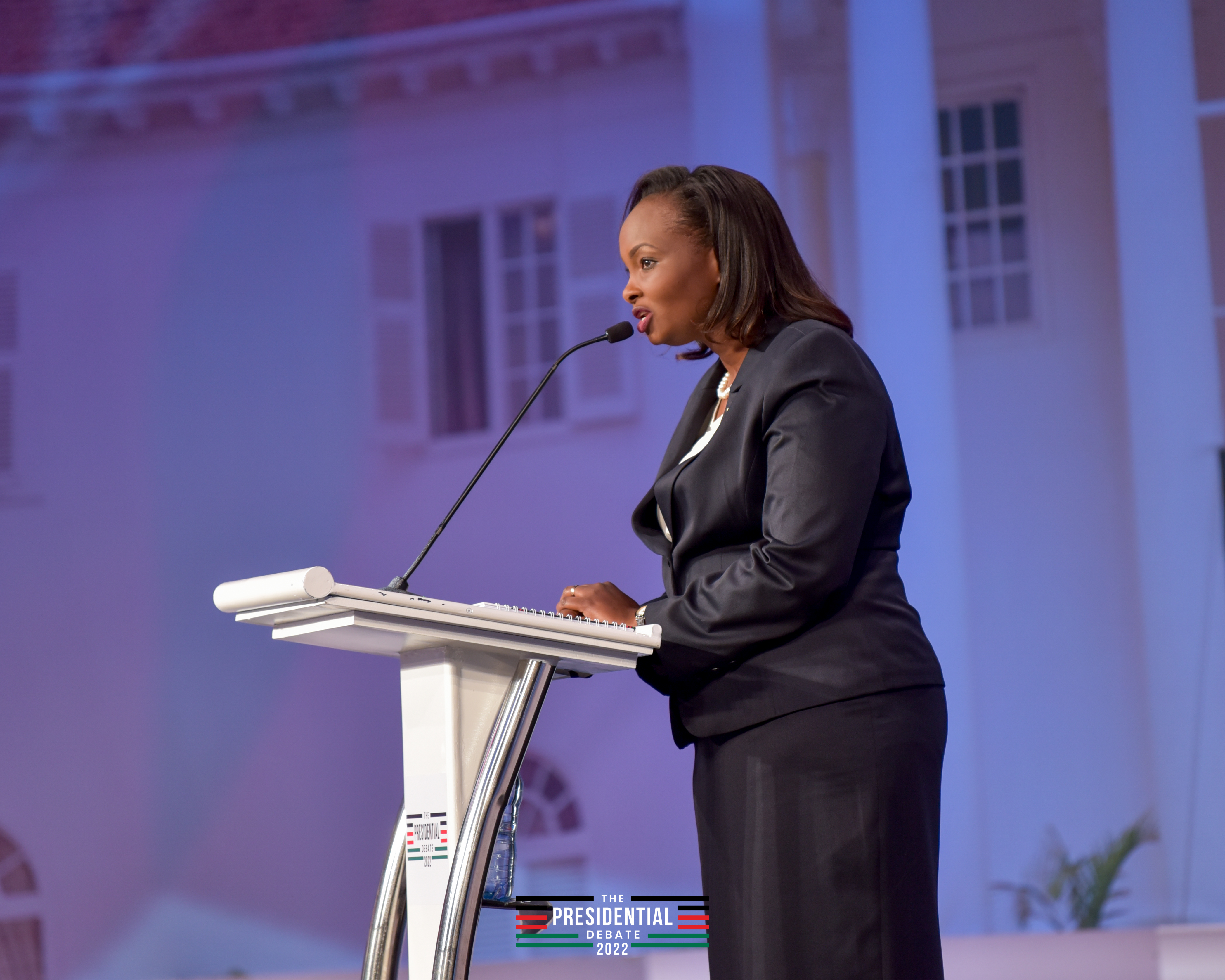 “Corruption ni bhangi yetu,” Ruth Mucheru says during running mate debate