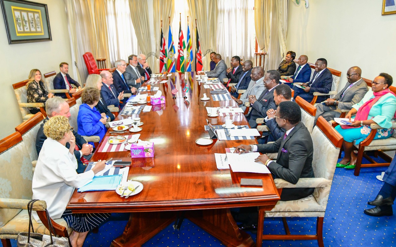 US Senator Chris Coons-led delegation meets President-elect Ruto