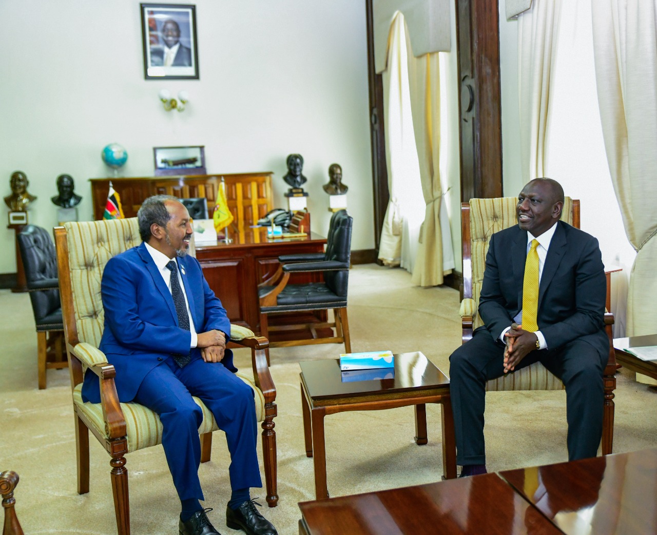 Ruto Meets With Somalia President, discusses Peace and Security
