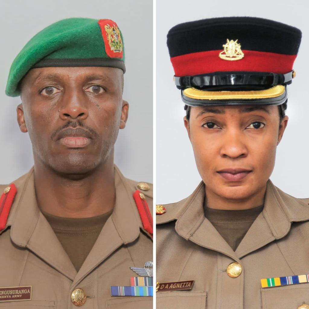 Ruto gets new ADC CoL. Fabian Lengusuranga from Kenya Army