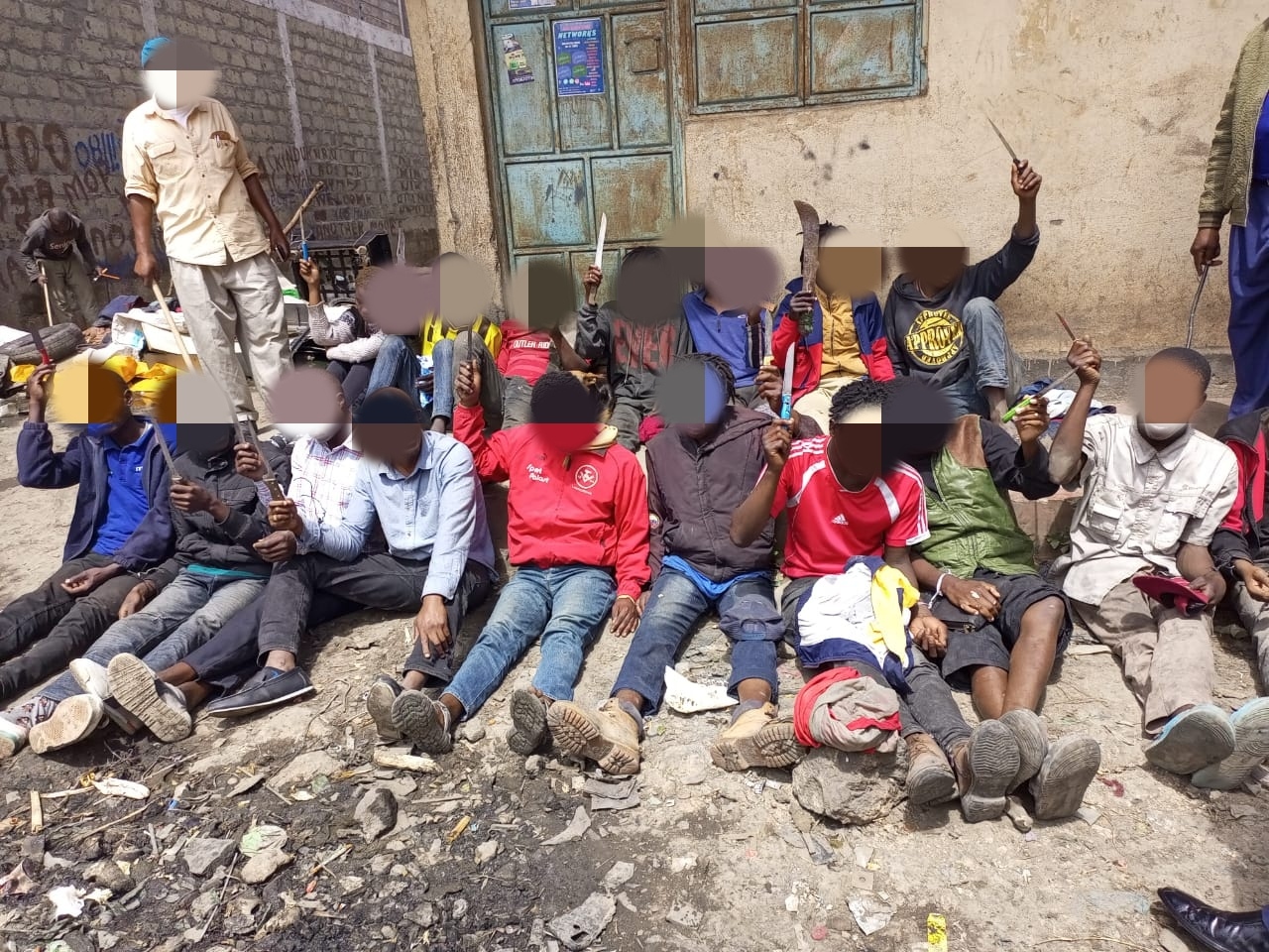 Police apprehend 16 suspected muggers in Embakasi