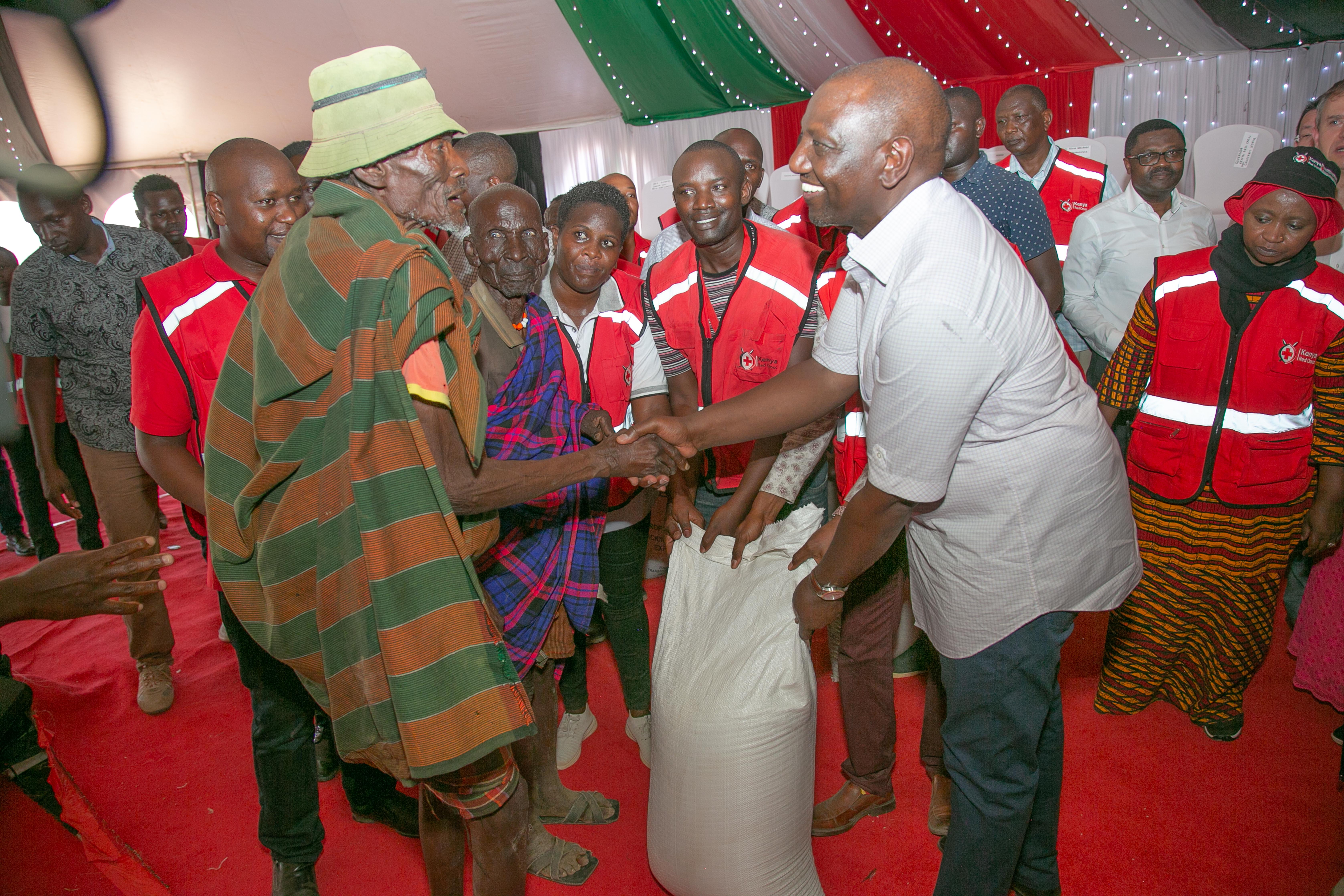 Ruto urges donor support to fight drought effects