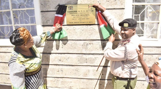 CDF-funded facelift of administration office in Maragua completed