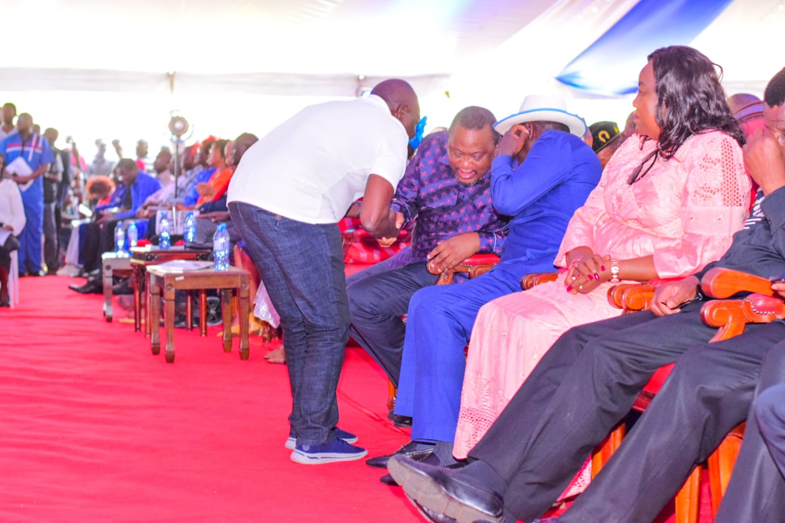 Ruto skips Magoha’s burial attended by Uhuru, Raila