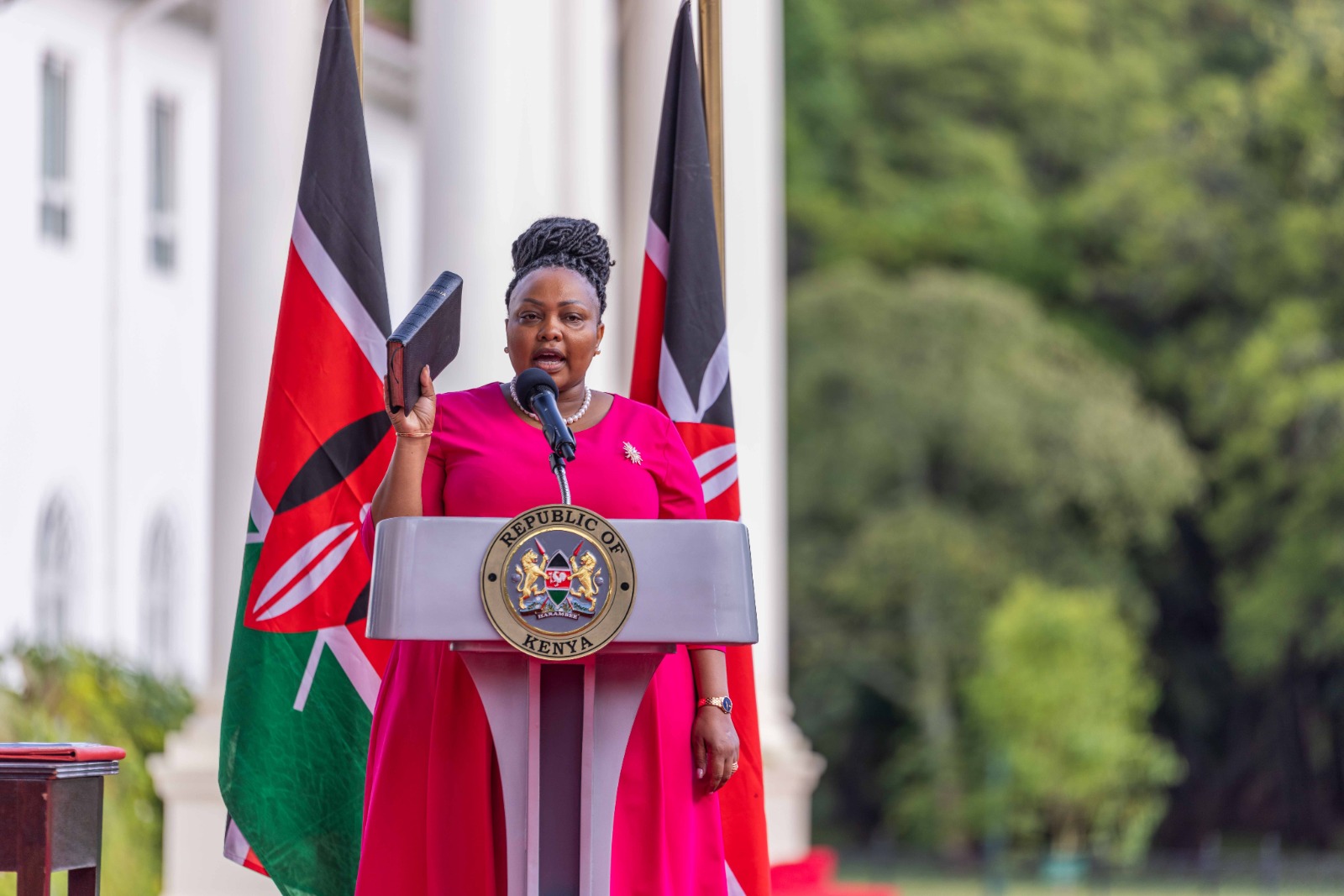 Omanga sworn in as Interior Chief Administrative Secretary