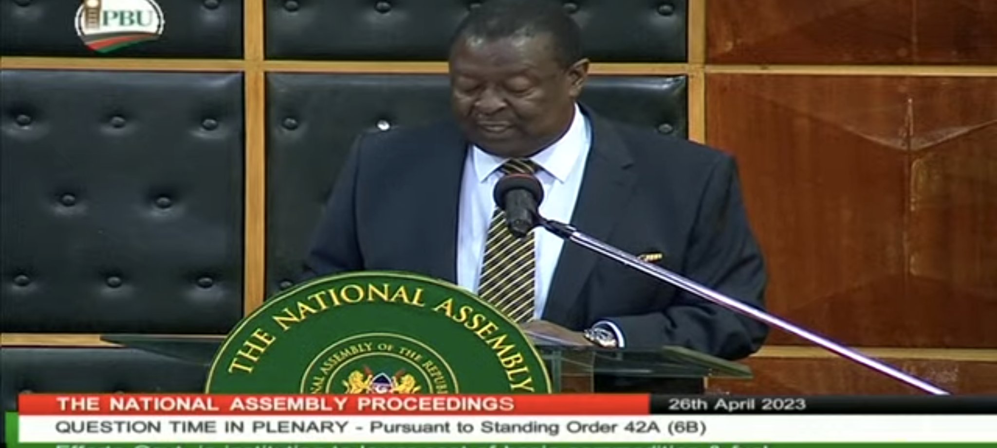 Mudavadi affirms govt will not allow impunity, no one above the law