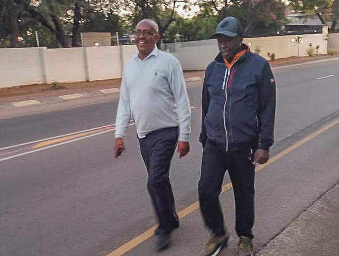 Gachagua spends time with former college mate in Botswana