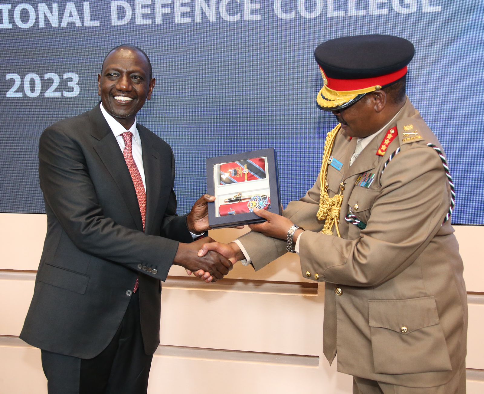 We will enhance training on emerging threats, President Ruto says