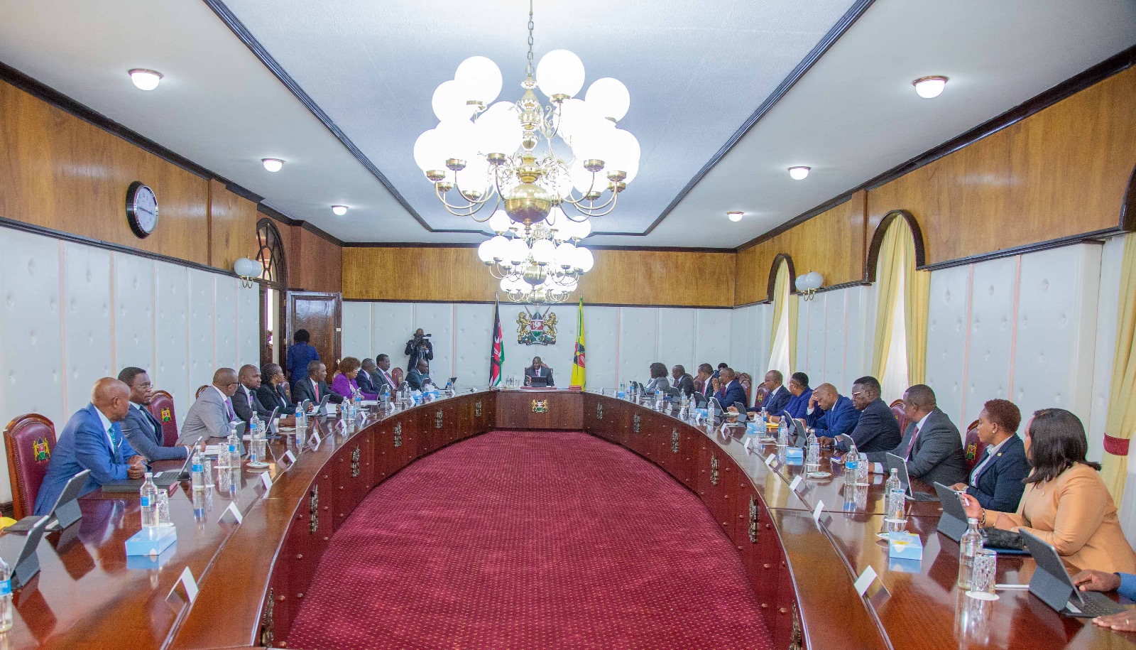 President Ruto warns CSs against graft, misuse of public resources