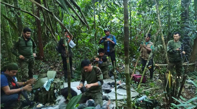 Children lost for 40 days in Colombian Amazon found alive