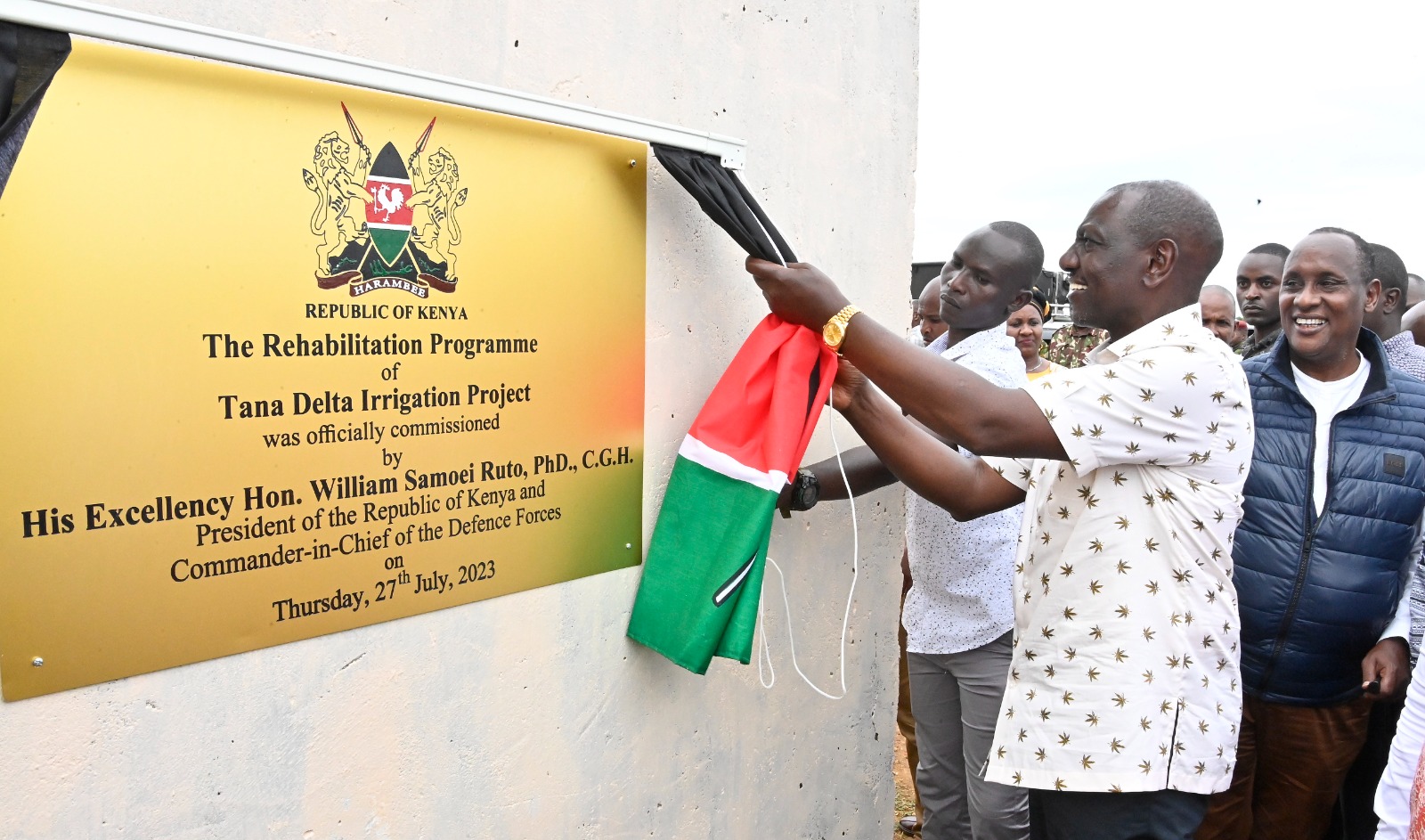 President Ruto in Kilifi County for developmental tour