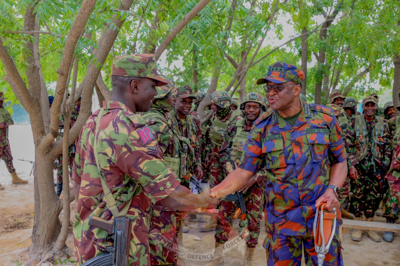 General Ogolla urges security agencies to engage local residents in security operations