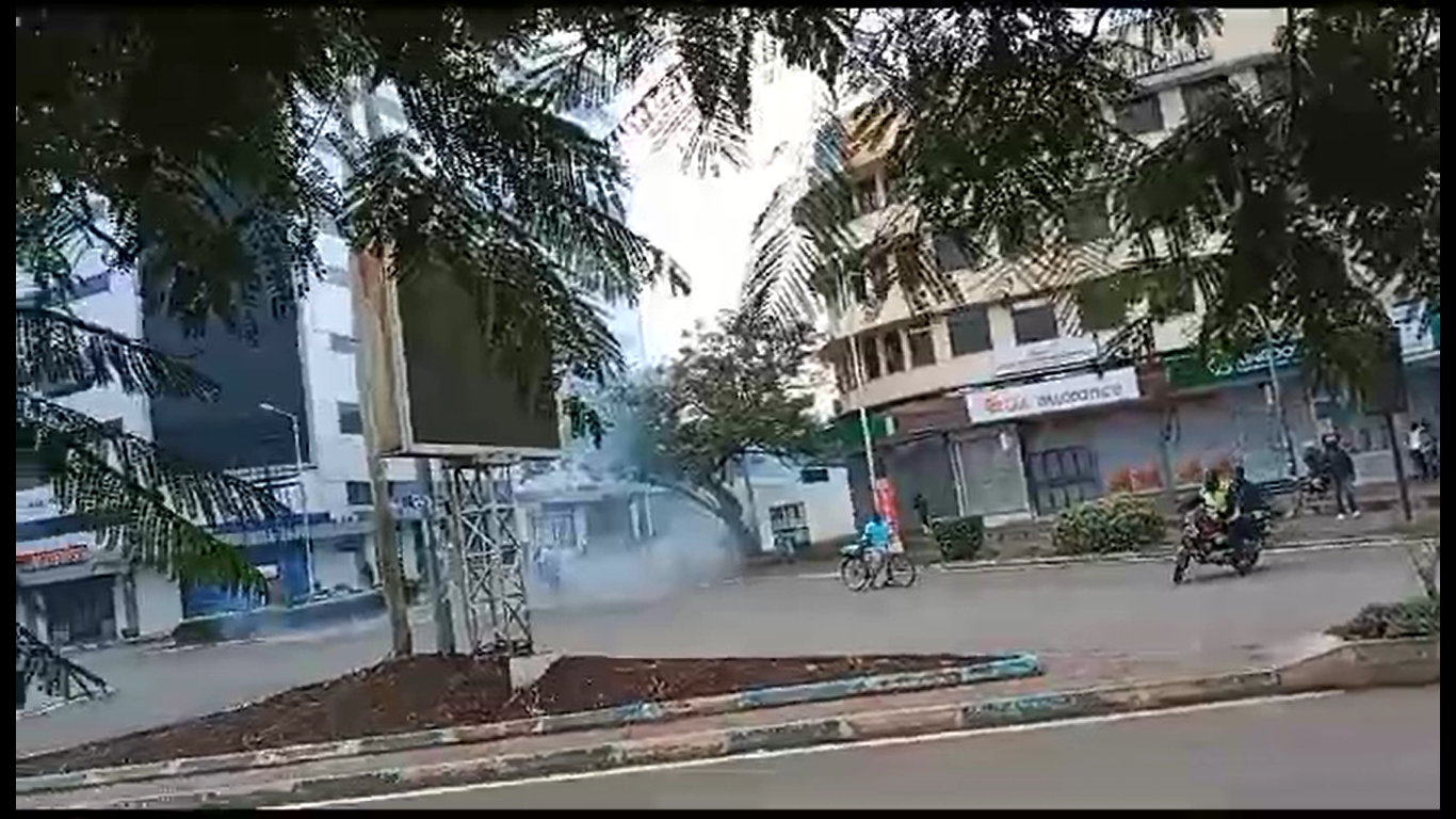 Police disperse Saba Saba protestors in Kisumu