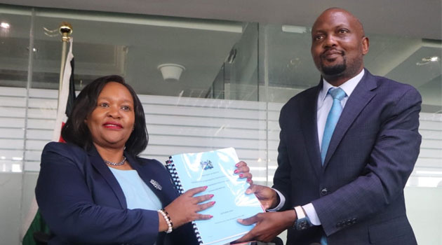 Moses Kuria hands over MITI docket to Rebecca Miano