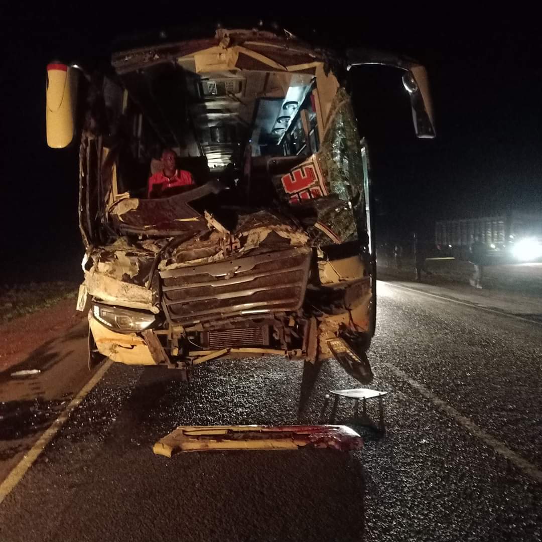 Several passengers injured as bus collides with elephant in Maungu
