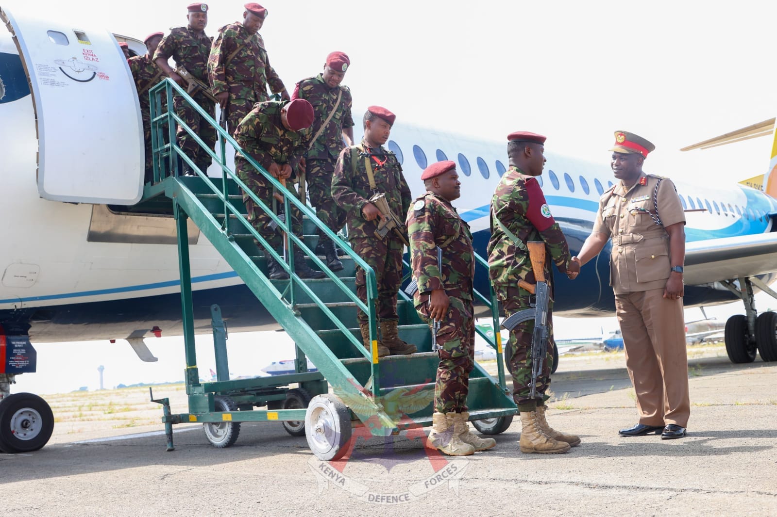 KDF says troops to continue exiting DRC in an orderly manner
