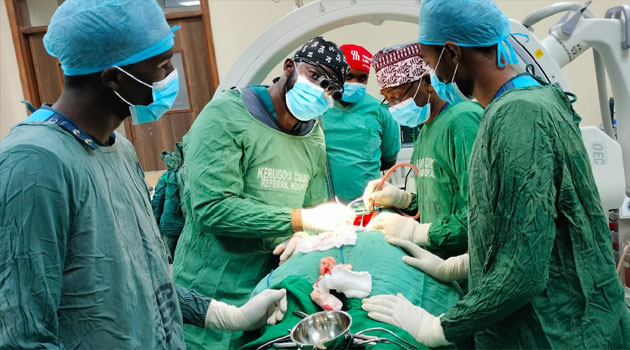 Kerugoya County Referral Hospital conducts its first spinal surgery
