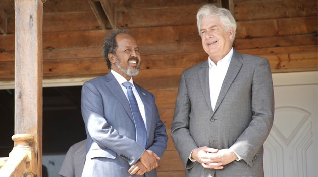 CIA Director Burns discusses regional security with President Mohamud