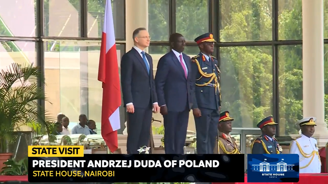 President Ruto holds talks with Polish counterpart Duda at State House