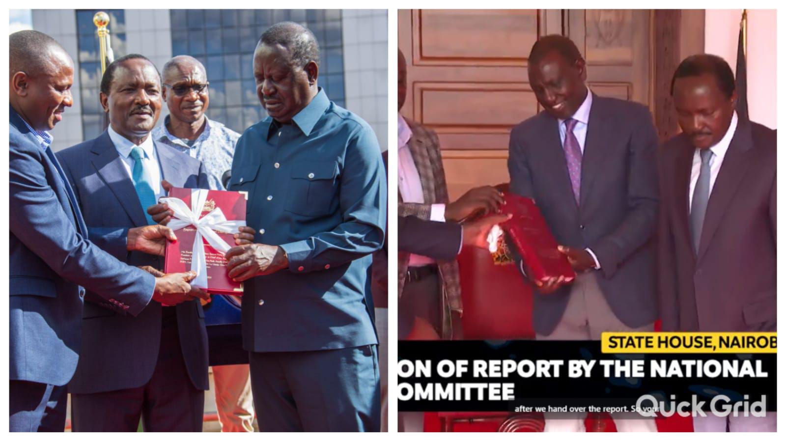 NADCO report presented to President Ruto, Raila