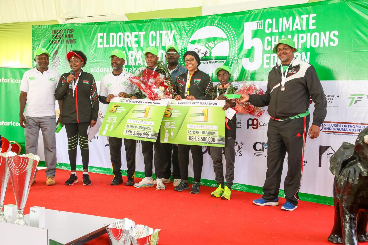 Huawei Kenya Empowers Youth at Eldoret City Marathon 2024