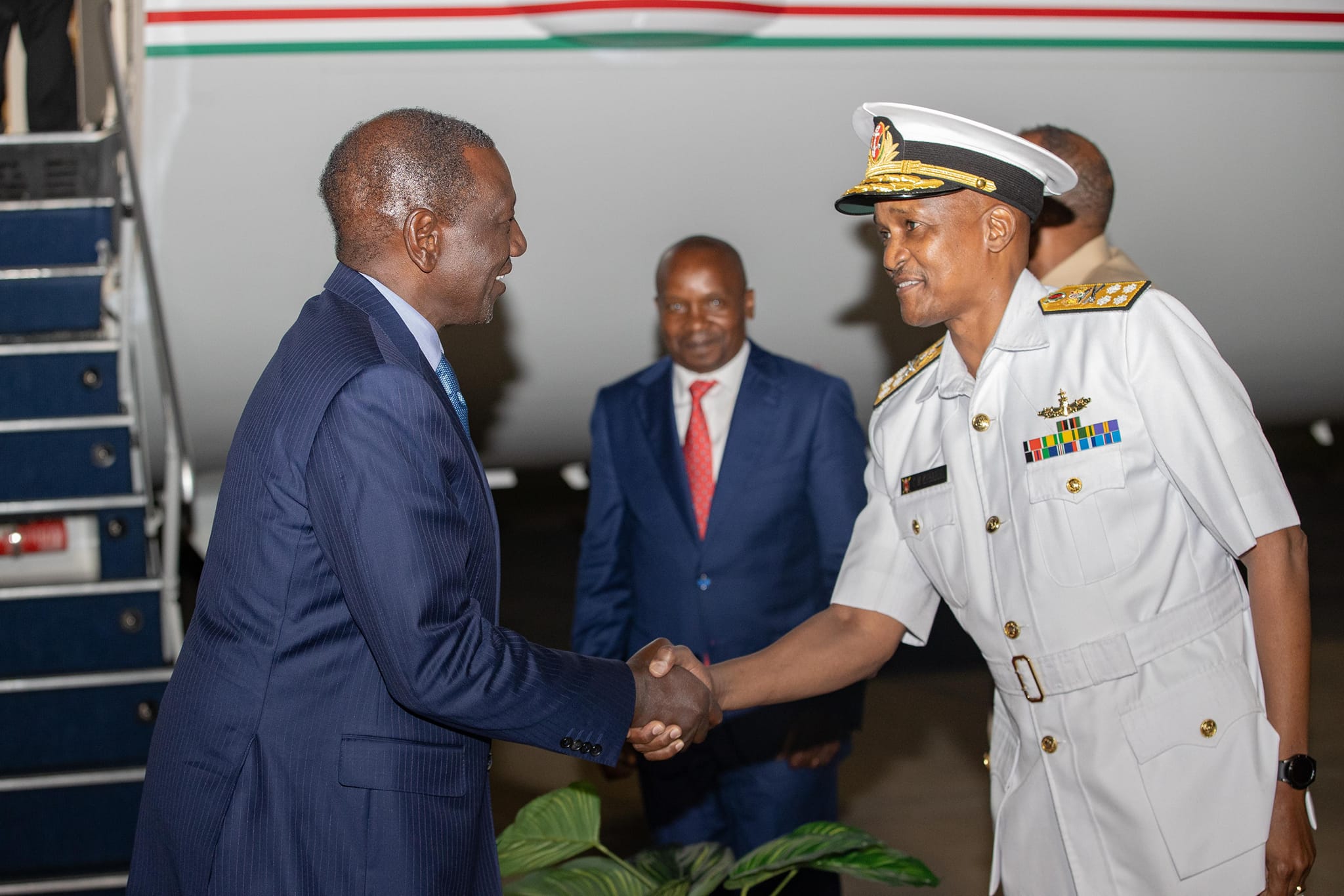 President Ruto returns from day-long visit to Kigali
