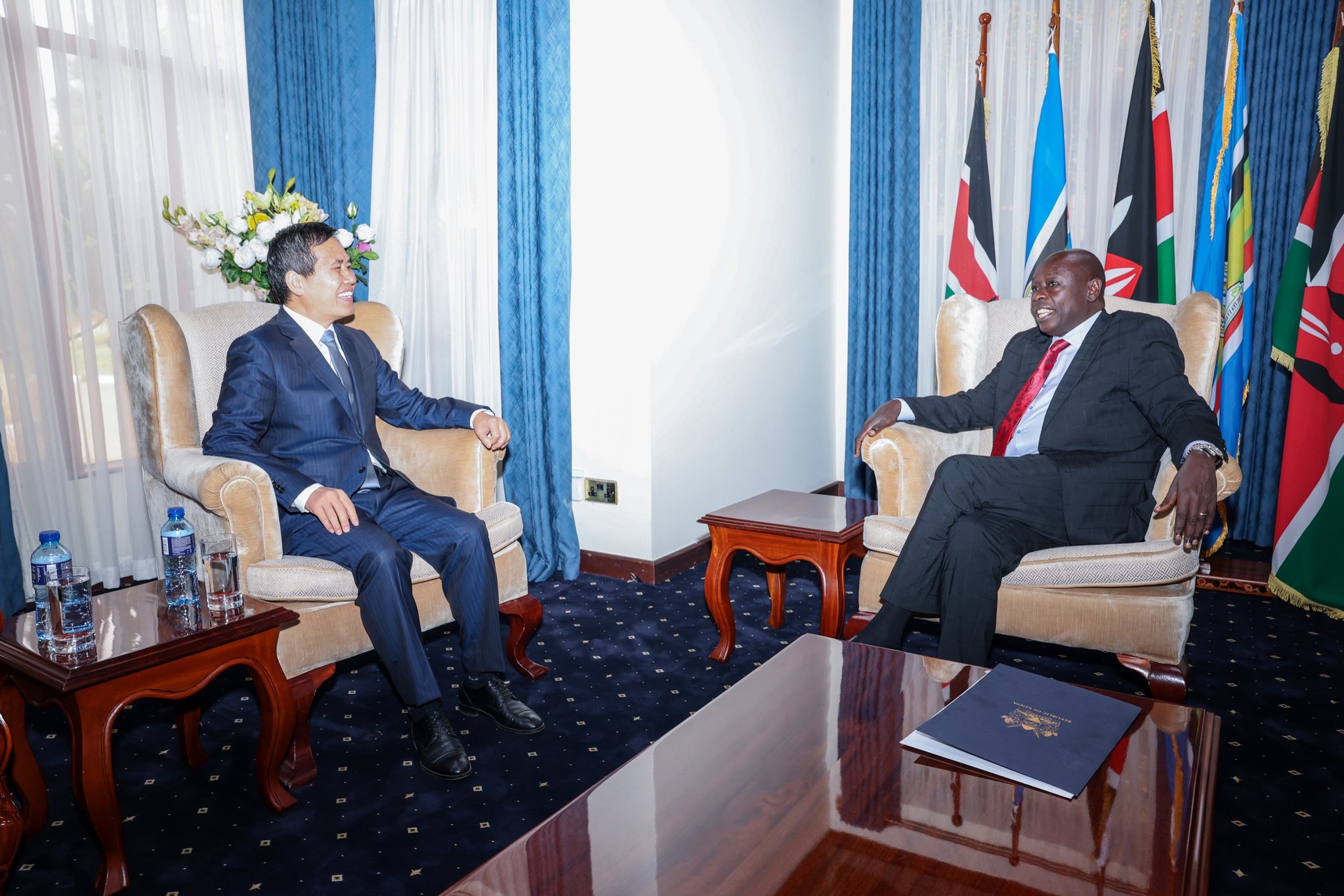 DP Gachagua holds talks with Chinese Ambassador Dr. Zhou ahead of China visit