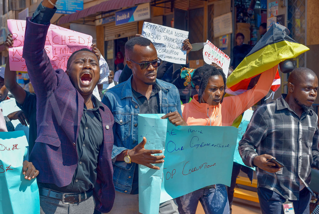 Dozens arrested in Uganda anti-government protests