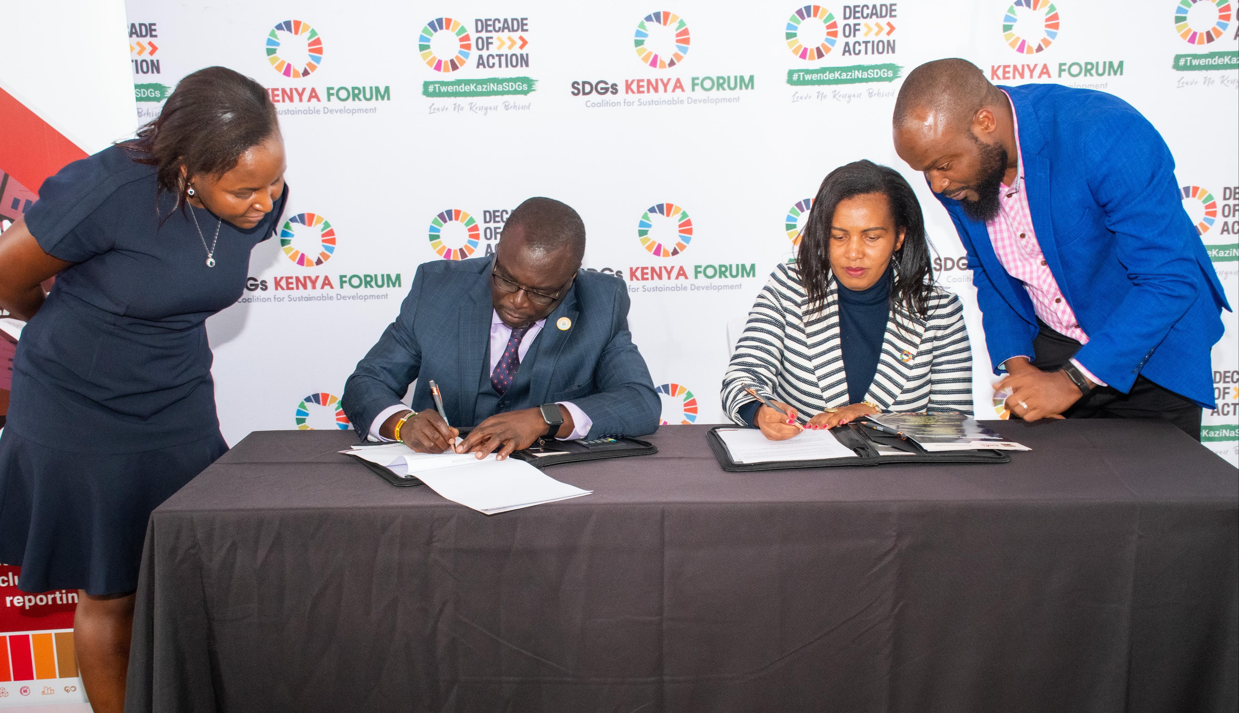 SDGs Kenya Forum, KNBS formalize partnership to enhance data ecosystem for Sustainable Development