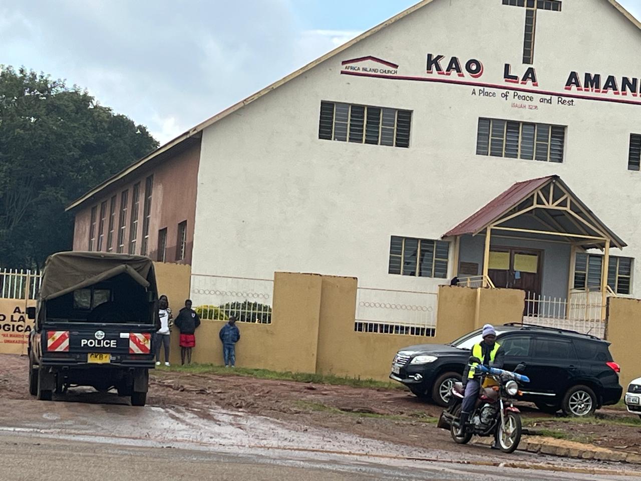 Police called in to avert chaos between rival groups at Kao La Amani AIC, Eldoret