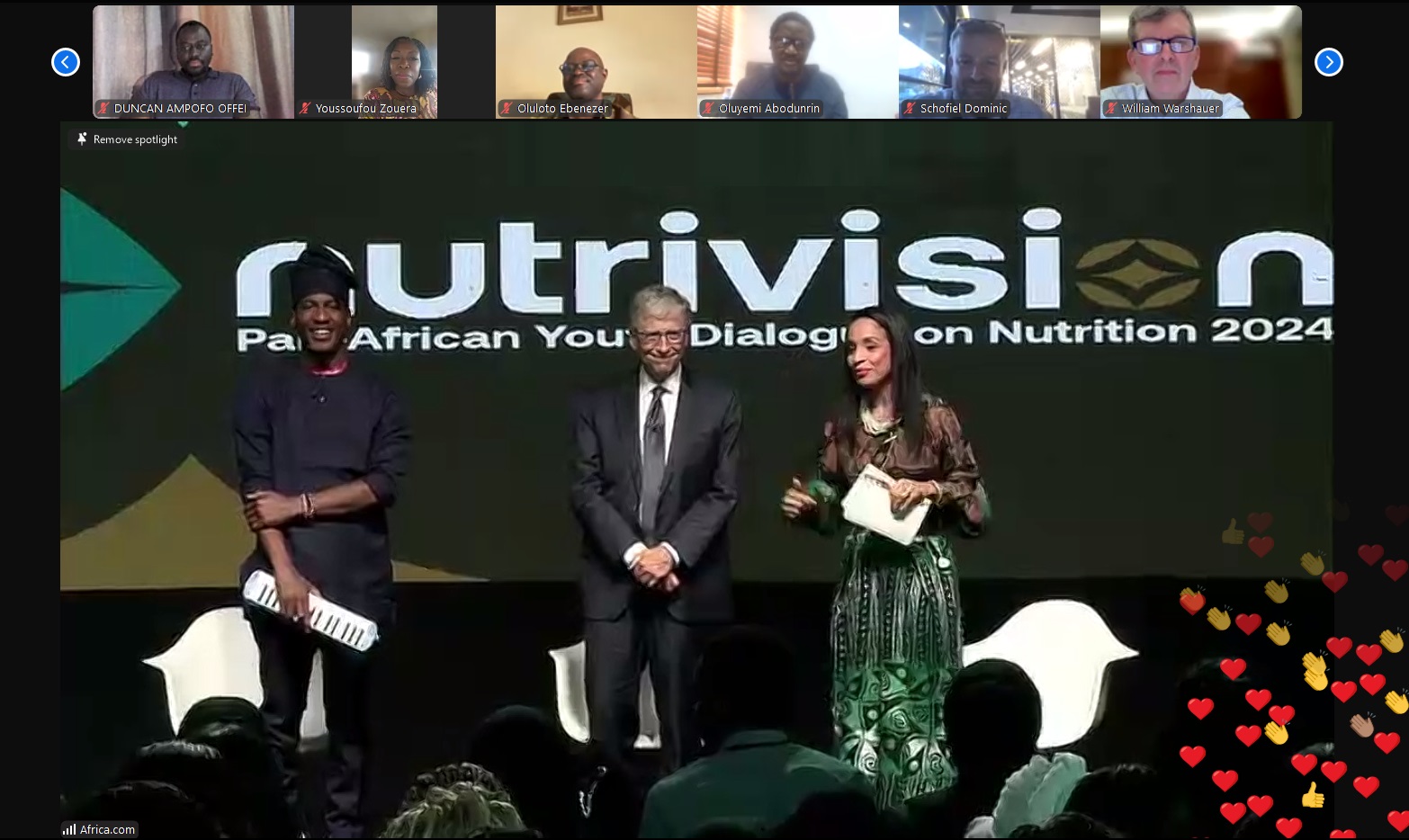 Bill Gates Engages Young African Leaders to Tackle Malnutrition with Innovative Solutions