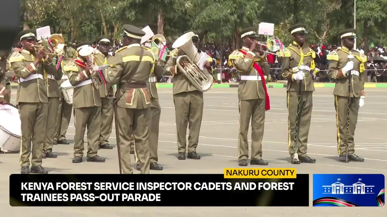 LIVE: Ruto presides over KFS Inspector Cadets, Forest Trainees pass-out parade