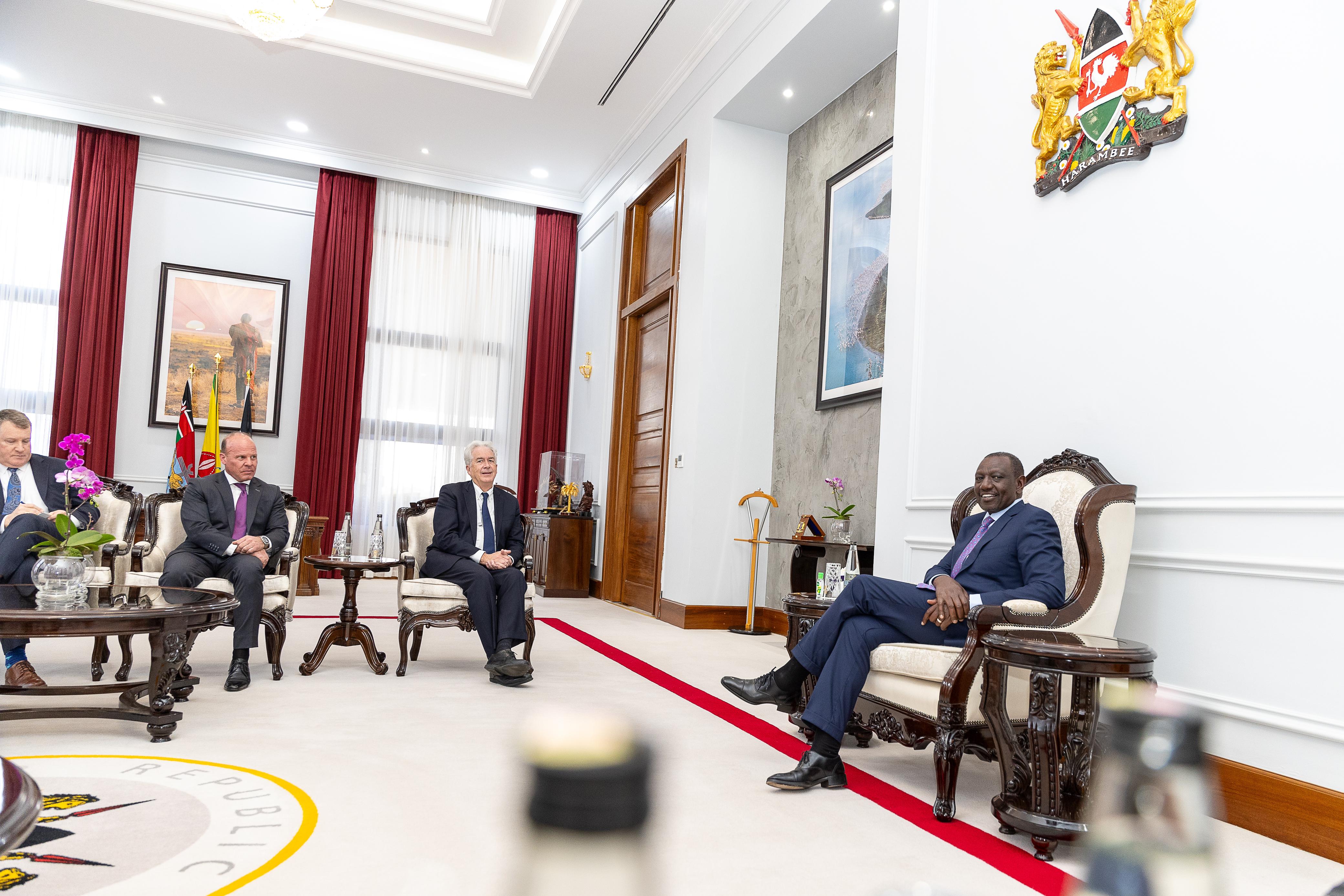 President Ruto and CIA Director Discuss Enhanced Security Cooperation Against Terrorism