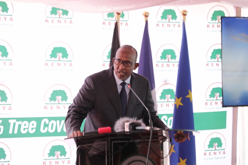CS Duale launches Kenya Forest Service Digital Radio Network and Early Fire Video Detection First Call