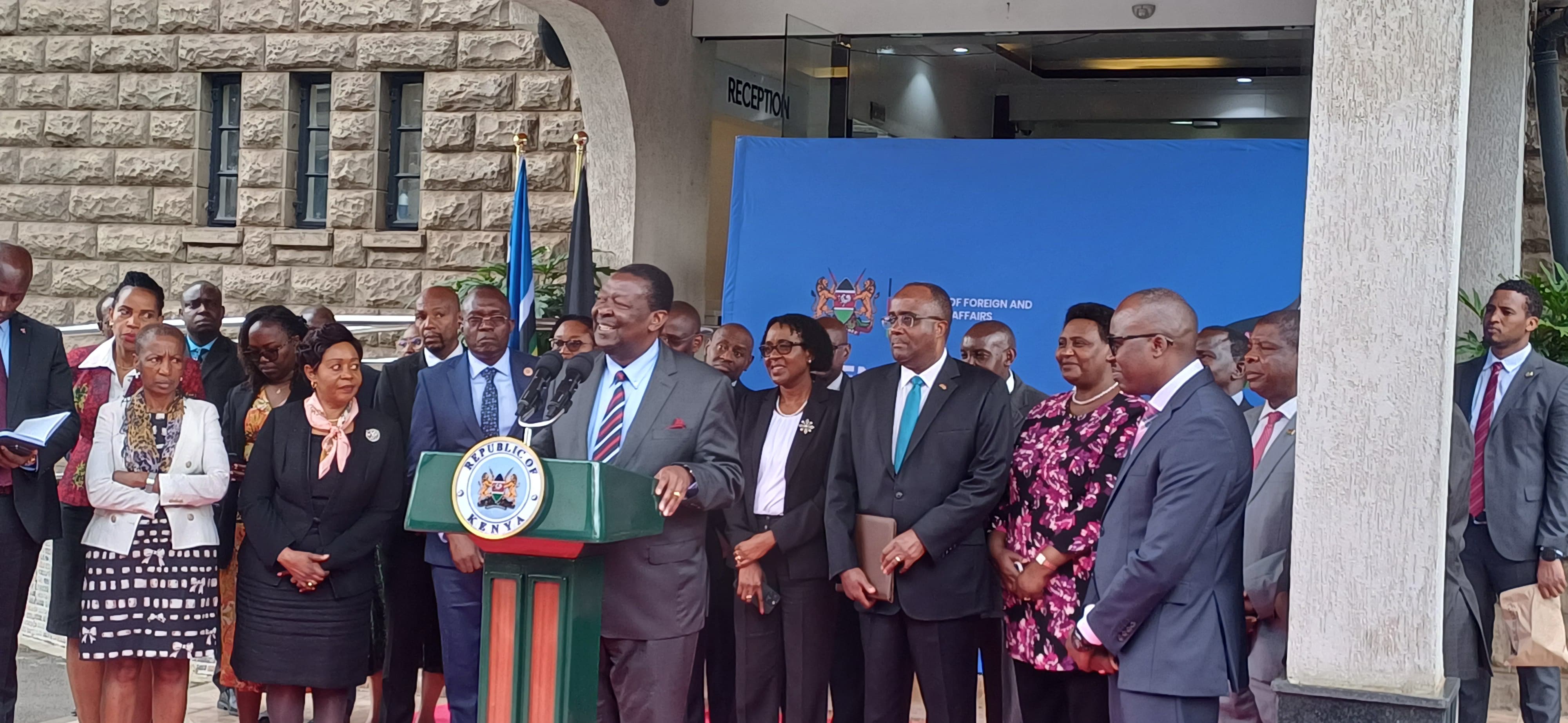 Kenya should not be judged harshly over Besigye arrest: Mudavadi