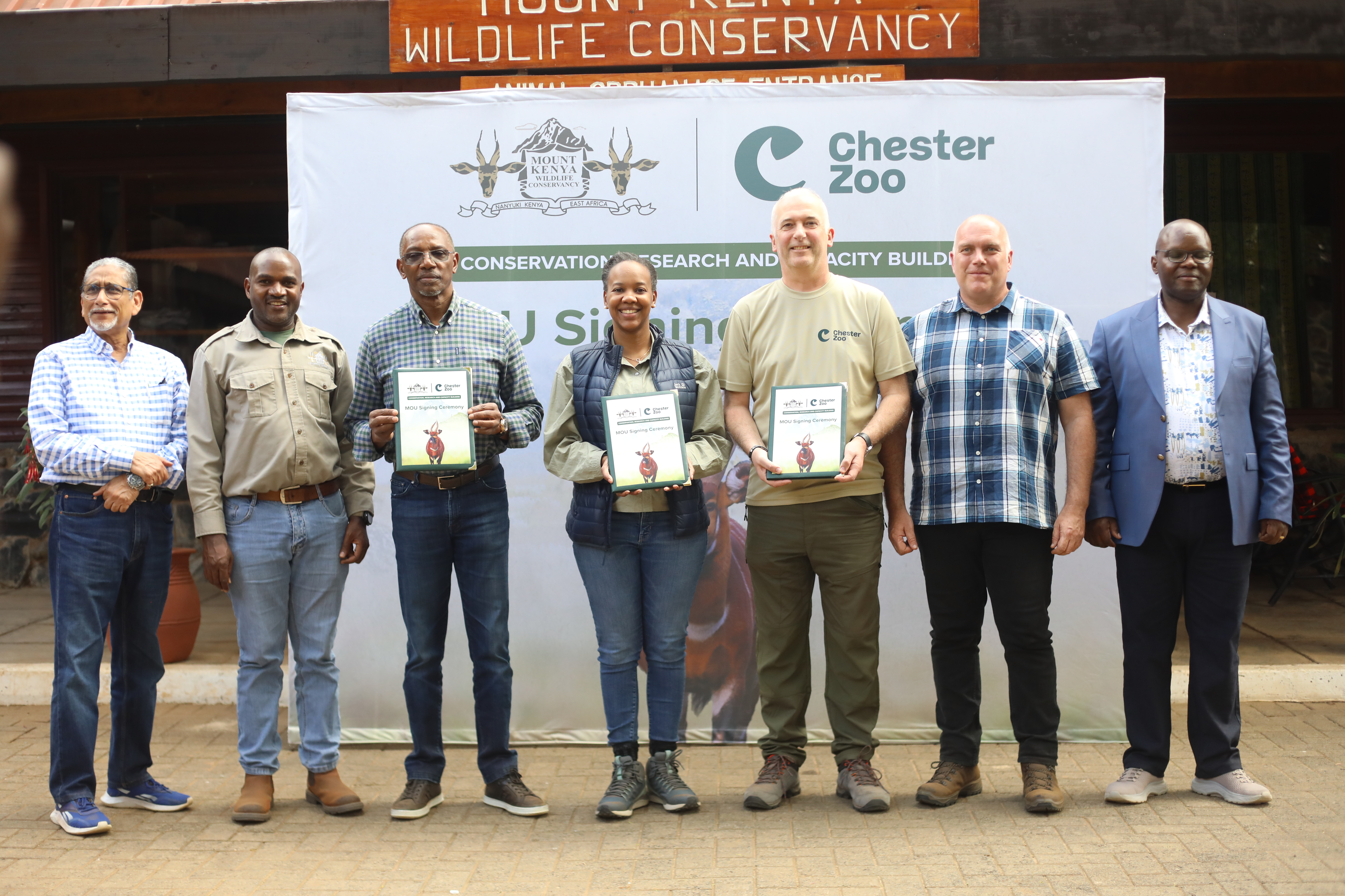 Mount Kenya Wildlife Conservancy Partners with Chester Zoo to Save Critically Endangered Mountain Bongo