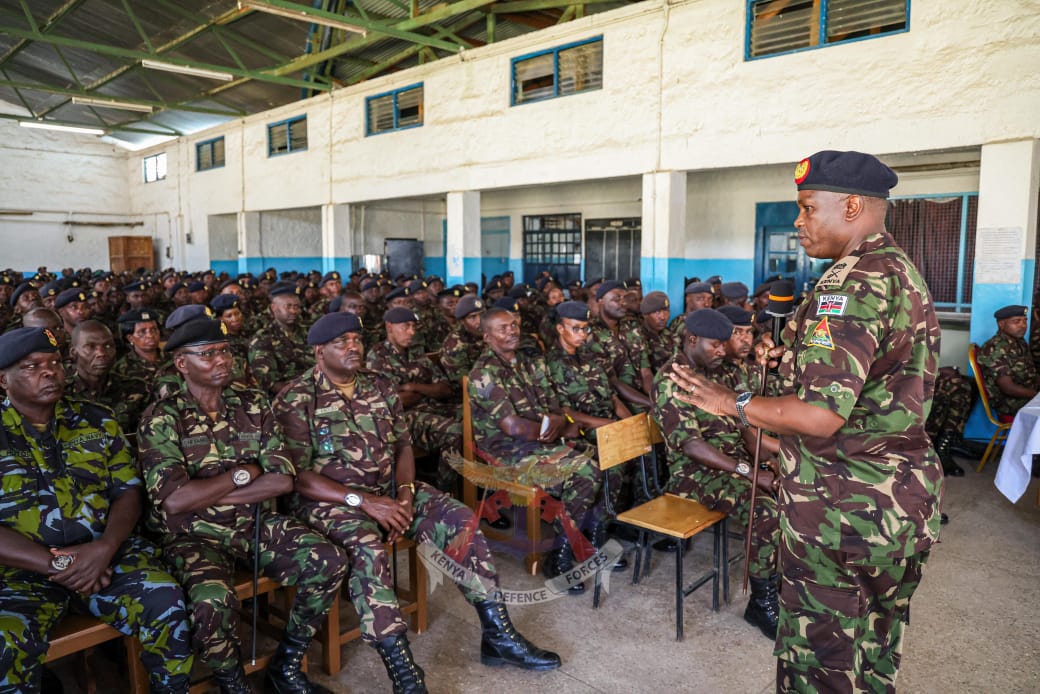 Kenya Army Commander Visits Western Command to Review Operations and Boost Troop Morale