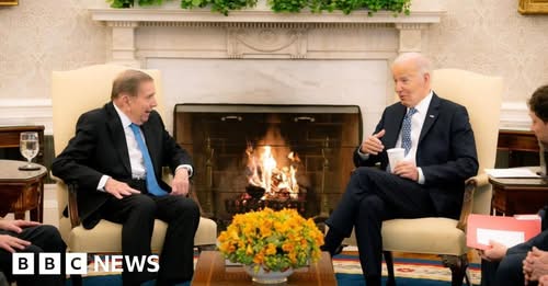 Biden meets exiled Venezuelan opposition candidate